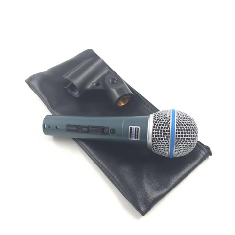 Handheld karaoke wired dynamic switch microphone for Beta58a beta-58 58A Beta58SK pc saxophone lecture church teacher sing mic ► Photo 1/4