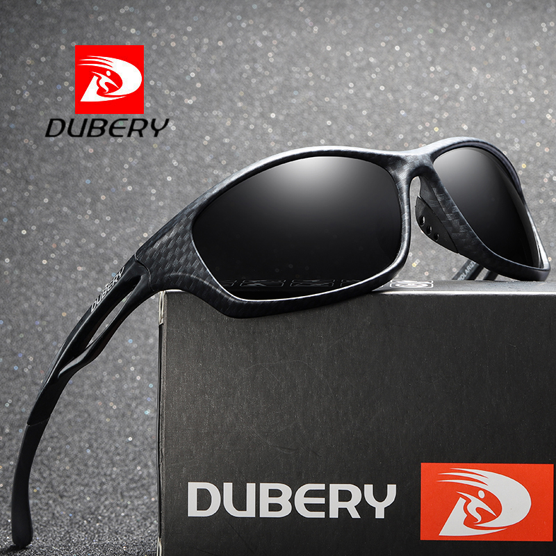 DUBERY Men Brand Designer Sunglasses Polarized Cycling Sport Driving Sun Glasses