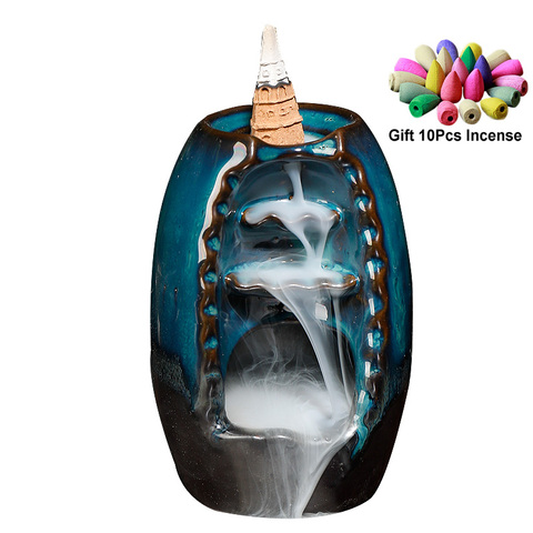 VIP Seller With 10Cones Free Gift Waterfall Incense Burner Incense Holder,Option for Mixed Incense Cones ► Photo 1/6
