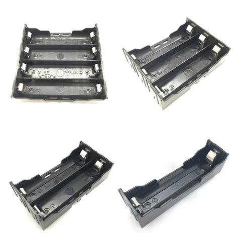 1Pcs/lot ABS 18650 Battery Holder 1-Slot 2-Slot 3-Slot 4-Slot 18650 Battery Storage Box Case With PC Pins ► Photo 1/6