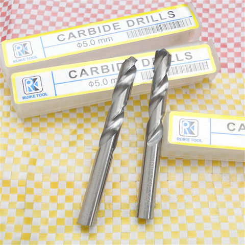 Carbide Twist Drill Bits for CNC Metal Drilling Tungsten Carbide End Mill ► Photo 1/2