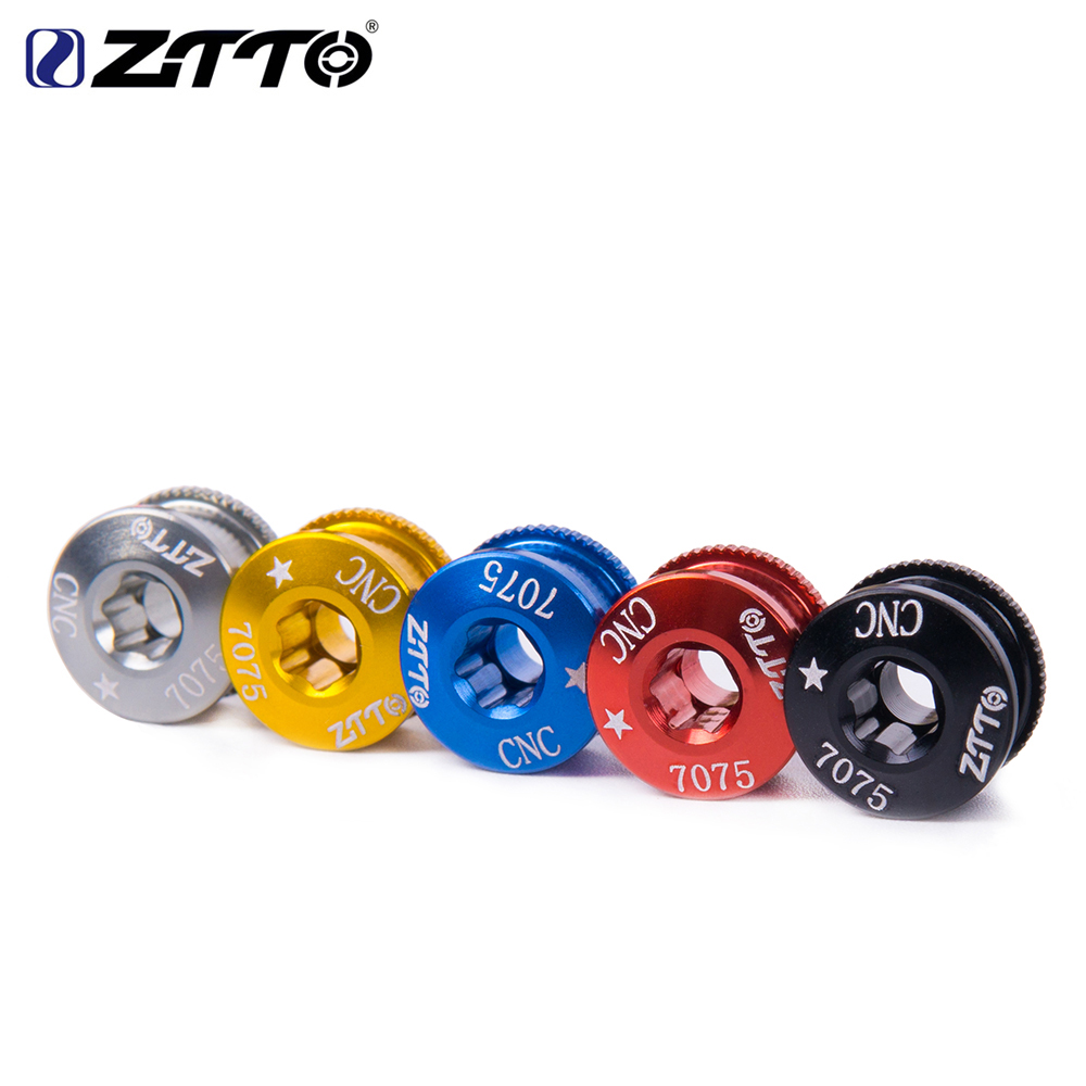 5pcs 7075 t6 alloy cnc chain ring wheel bolt bicycle disc screws for crankset _*