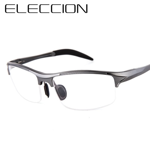 ELECCION Brand Prescription Men Glasses Frame Aluminium Magnesium Alloy Frame Spectacle Eyeglasses Myopia Glasses sports goggles ► Photo 1/5