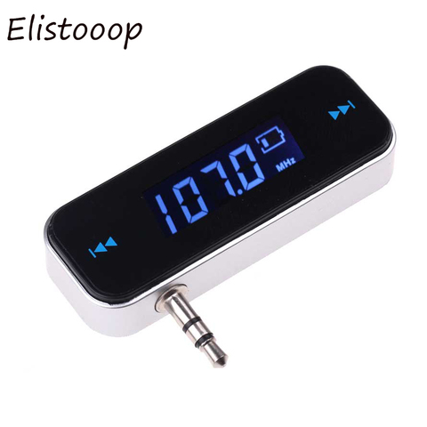 3.5mm In-car Music Audio FM Transmitter Car Kit LCD Display Mini Wireless Transmitter For Android  iPhone ► Photo 1/6