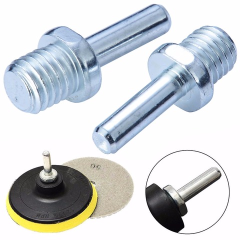 2pcs Stainless Steel M14 Screw Spindle Drill Adapter Backing Pad Wire Brush For Car Polish Wax Foam Sponge Pad Polisher Buffer ► Photo 1/6