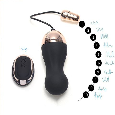 HIMALL Wireless Remote Control Vibrator Adult Sex Toy Powerful Bullet Vbrating Egg Product for Women Kegel Ball Erotic Massage ► Photo 1/6