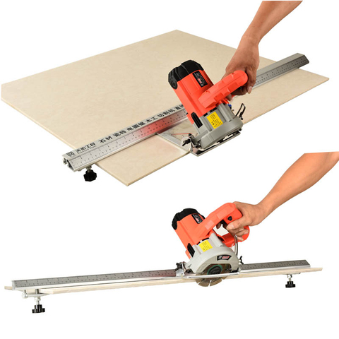 New Woodworking Electric Circular Saw Cutting Machine Guide Foot Ruler Guide Three-in-one 45 Degrees Chamfer Fixture ► Photo 1/6