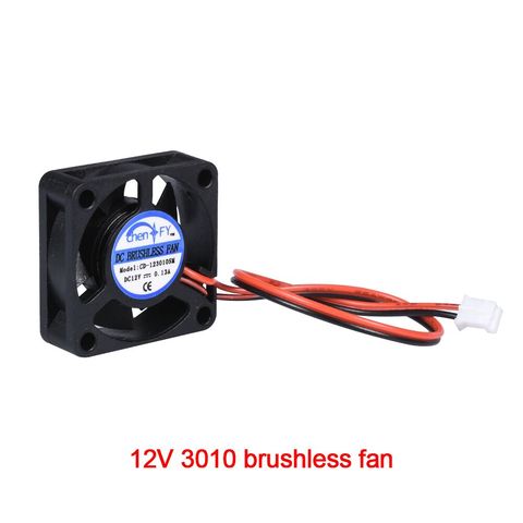 3010s Fan 12V 30x30x10mm 2Pin DC Cooler Small Cooling Fan Cable Length 15cm Brushless Fan Radiator For 3D Printer Parts Reprap ► Photo 1/5
