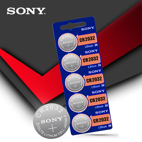5pcs/lot sony CR2032 3V 100% Original Lithium Battery For Watch Remote  Control Calculator CR2032 2032 button cell coin batteries - Price history &  Review, AliExpress Seller - EAR 3C. Digital Store