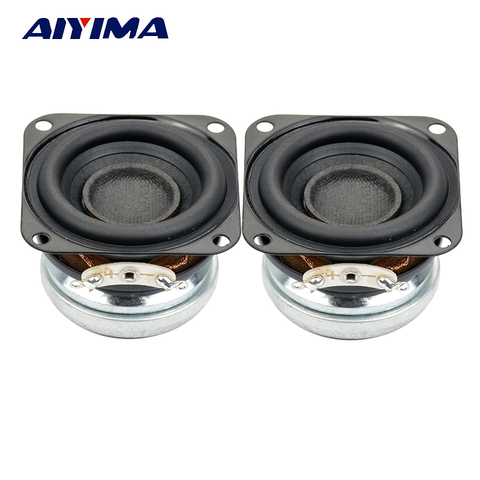AIYIMA 2Pcs 1.5 Inch Mini Portable Audio Speakers 4 Ohm 10 W Full Range Fever Loudspeaker DIY For Bluetooth Speaker Sound System ► Photo 1/6