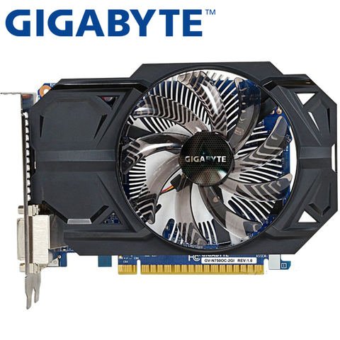 GIGABYTE Graphics Card Original GTX 750 2GB 128Bit GDDR5 Video Cards for nVIDIA Geforce GTX750 Hdmi Dvi Used VGA Cards On Sale ► Photo 1/5