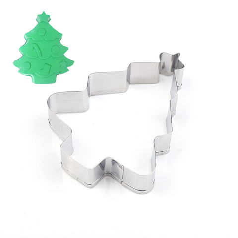 New Christmas Tree Shaped Biscuit Cookie Cutter Cake Mold Jelly Pastry Kitchen Baking Mould Stamp Collecting Mould Cake Tools ► Photo 1/6