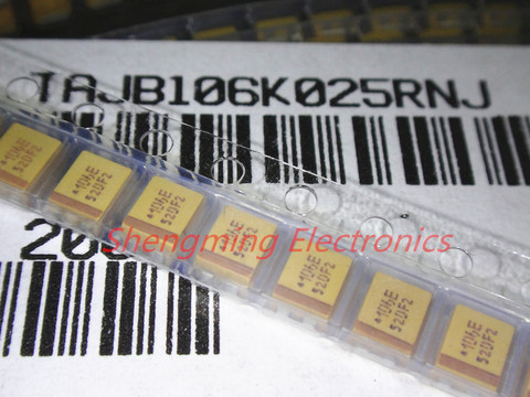 20PCS 3528 106E 25V 10UF B type SMD tantalum capacitors ► Photo 1/1