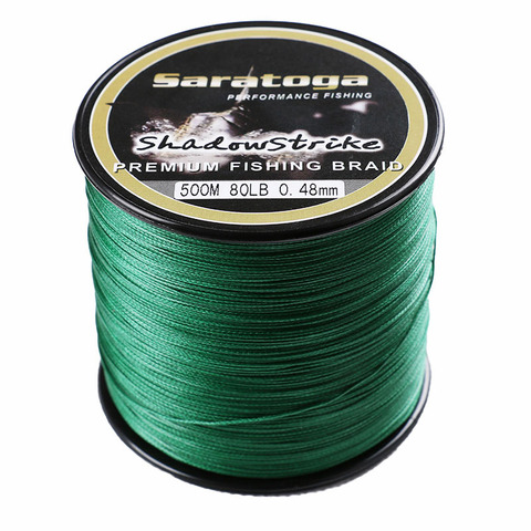 Free Shipping Top Quality Saratoga 8 Strands Braided Fishing Line