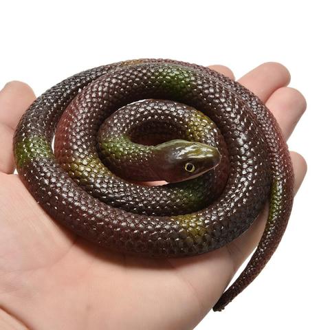 Novelty Halloween Gift Tricky Funny Spoof Toys Simulation Soft Scary Fake Snake Horror Toy For Party Event ► Photo 1/6