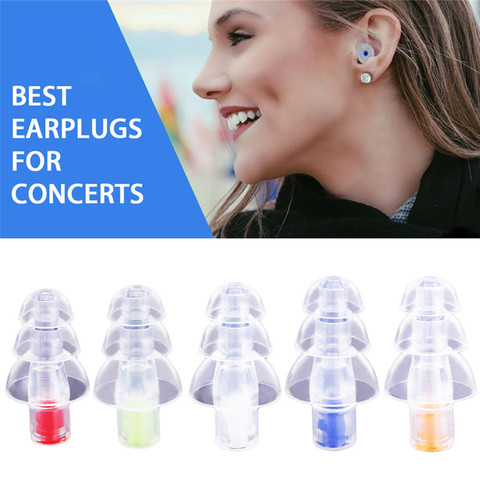 1 Pair Soft Silicone Ear Plugs Sound Insulation Ear Protection Earplugs Anti Noise Snoring Sleeping Noise Reduction Ear Plugs ► Photo 1/6