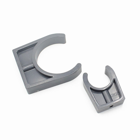 20/25/32/40/50/63/75/90/110mm Diameter Gray UPVC Water Supply Pipe Clamps Clips Fittings ► Photo 1/4
