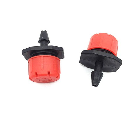 40 Pcs Garden irrigation Dripper 8 holes red Sprinkler head Link 4 / 7mm hose for watering potted plants and beds of flowers ► Photo 1/6