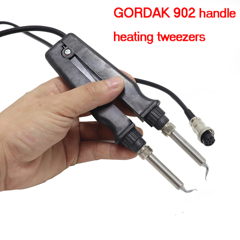 Soldering Station accessories Heating pliers Handle 7 pin For GORDAK 902 ESD SMD Soldering Tweezer ► Photo 1/6