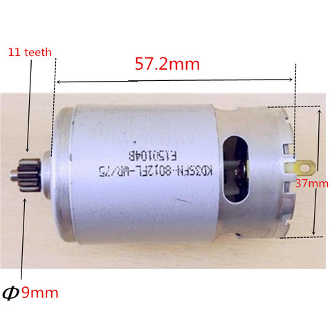 11 Teeth  Motor RS-550 10.8V 12V Replacement for BOSCH MAKITA  Black&Decker  Dexter HITACHI Metabo D-72622 Electric Drill ► Photo 1/4