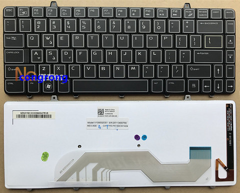 Laptop Keyboard For Dell Alienware M11X R2 M11X R3 replacement keyboard US Layout With backlit and black color ► Photo 1/1