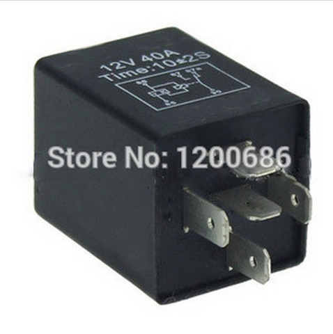 30A Automotive 12V Time Delay Relay SPDT 5S 10S 5 second/ 10seconds delay on relay would output after turn on the switch ► Photo 1/1