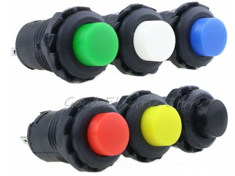 10pcs DS228 On / off latching or Momentary push button switch locking car  dashboard dash boat 12V DS428 ► Photo 1/6