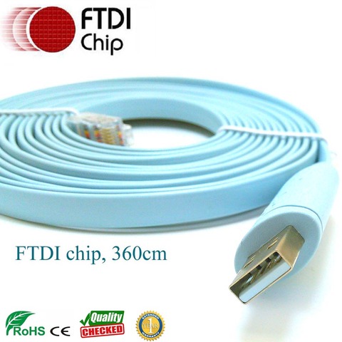 3-6mtr-FTDI-USB-RS232-to-RJ45-console-cable long version for-cisco-router-huawei-router-switch for updating 72-3383-01 ► Photo 1/6