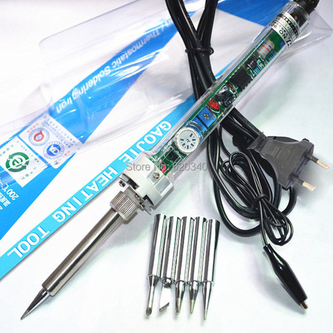 GJ 907 Adjustable constant temperature Lead-free Internal heating electric soldering iron Soldering Station +5pcs tip 220V60W ► Photo 1/5