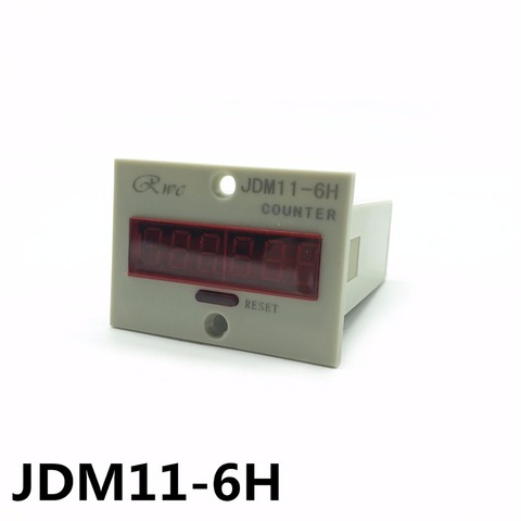 JDM11-6H Grey Digit Display Electronic Counter AC 220V DC 24V Production Counting ► Photo 1/1