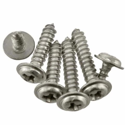 100Pcs M2 M2.5 M3 Iron plated nickel Steel Round Washer Head Phillips Pan Head Self-tapping Screw ► Photo 1/3