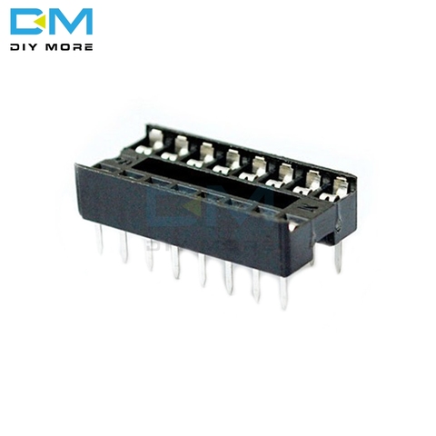 50PCS 16pin 16-Pins 16 Pins 16P DIP IC Sockets Adaptor Solder Type Socket 100% Original DIY ► Photo 1/1
