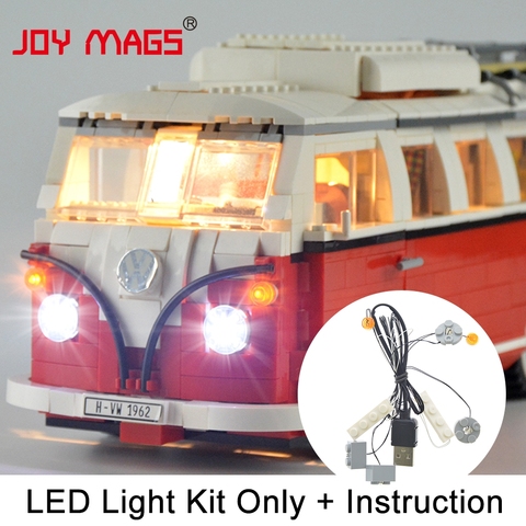JOY MAGS Only Led Light Kit For 10220 Creator T1 Camper Van Compatible With 21001/10569 ，(NOT Include The Model) ► Photo 1/6