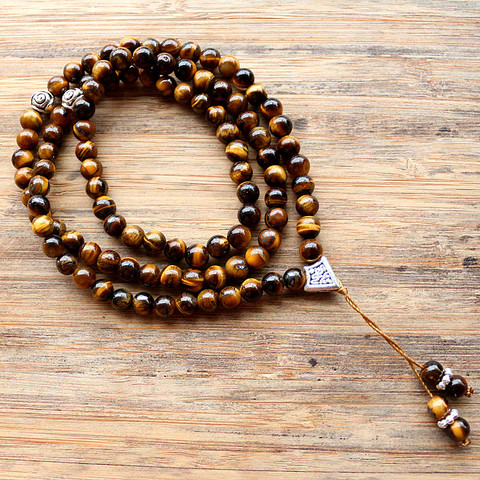 Handmade 6mm Natural stone bead with Alloy charm Shape 99 Prayer Beads Islamic Muslim Tasbih Allah Mohammed Rosary for women men ► Photo 1/6