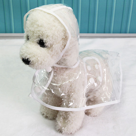 Waterproof Transparent Raincoats XS-XL Dog Raincoat Spring Summer Rain Coats Dog Light Clothes Pet Accessories Puppy Rain  ► Photo 1/6