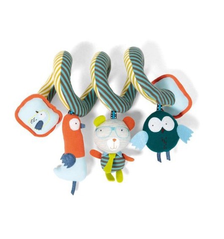 Baby bed rattles toys cribs hanging toys Baby Infant bear and rabbit Pram Charm Music Toy Bed Stroller Hang Bell Rattle ► Photo 1/6