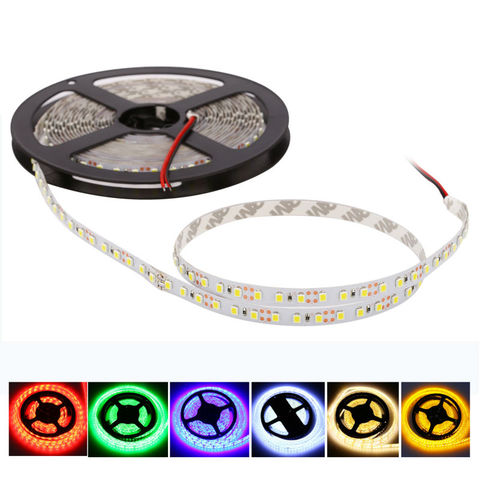 high quality SMD3528 120leds/m  5M DC12V Waterproof IP65 & IP20  led Flexible strip light string tape ribbon novelty households ► Photo 1/6