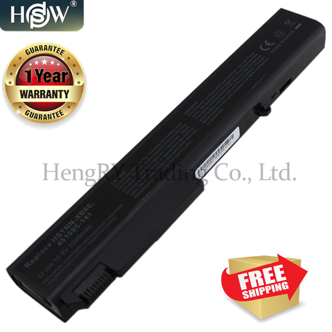 HSW 6Cells Laptop battery KU533AA HSTNN-XB60 HSTNN-OB60 BS554AA AV08XL For HP For EliteBook 8530p 8530w 8540p 8730p 8540W ► Photo 1/1