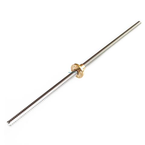 3sets/lot RepRap 3D Printer THSL-500-8D T-type stepper motor Lead Screw Dia 8MM Thread 8mm Length 500mm with Copper Nut ► Photo 1/2