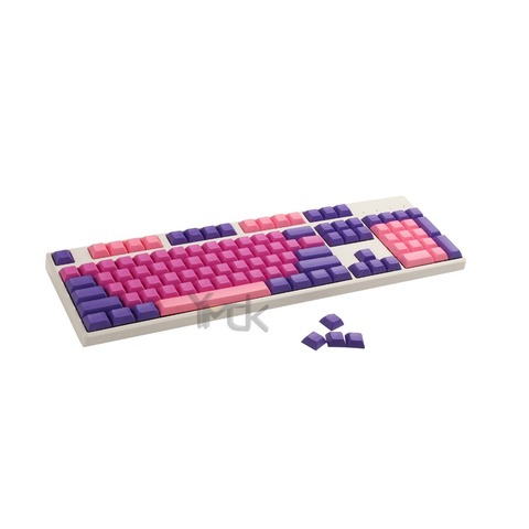 YMDK 108 Blank Pink Purple Mixed Valentine DSA Keyset PBT For MX Mechanical Keyboard ► Photo 1/1