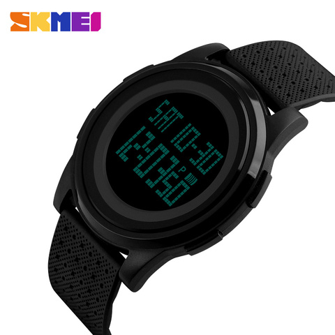 SKMEI Fashion Casual Sport Watch Men Alarm Clock Simple Luxurious Brand 3BarWaterproof Digital Watches reloj hombre 1206 ► Photo 1/6