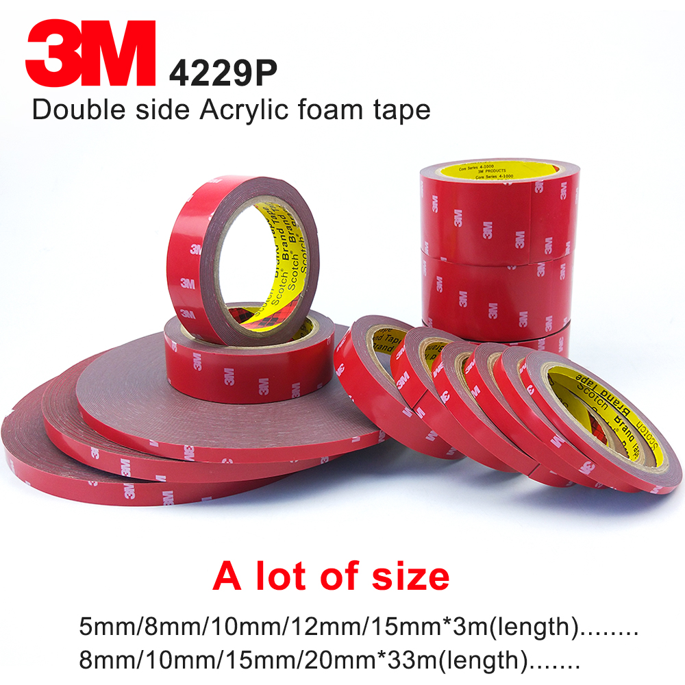 Glue tape 0.8mm thickness Super Strong Double side Adhesive foam