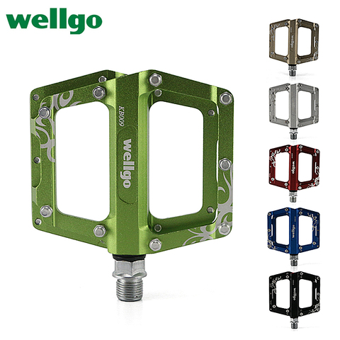 Wellgo Kb009 Ultralight Aluminum Alloy Pedals MTB Mountain Bicycle Cycling Bike Pedal ► Photo 1/6