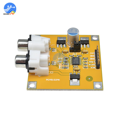 PCM5102 DAC Decoder Board Audio Spectrum Analyzer Decodificador I2S Player Beyond ES9023 for Raspberry Pi DAC ► Photo 1/6
