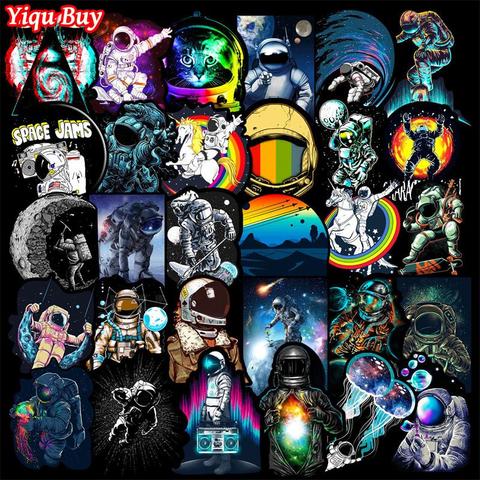 50 Pcs Outer Space Stickers for Laptop Car Motorcycle Skateboard Fridge Luggage Backpack Phone Bike Decal Cool Creative Stickers ► Photo 1/6