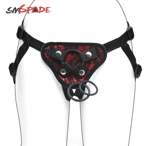 Smspade Purple Pu Strap On Harness For Strap On Dildo For Women