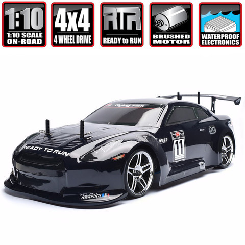 HSP Racing Rc Drift Car 4wd 1:10 Electric Power On Road Rc Car 94123 FlyingFish 4x4 vehicle High Speed Hobby Remote Control Car ► Photo 1/6