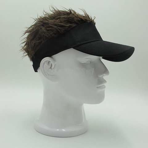 Adjustable Baseball Hat Man's Women's Toupee Wig Funny Hair Loss Cool Golf Caps Novelty Baseball Cap ► Photo 1/1