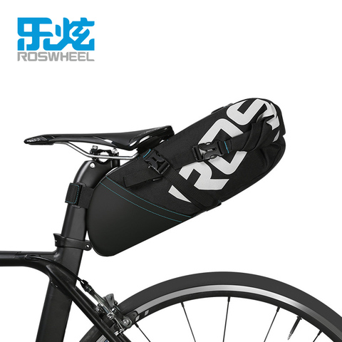 ROSWHEEL NEW MTB  bike bag cycling bicycle saddle tail rear seat waterproof Storage bags accessories high-capacity  8L 10L ► Photo 1/6