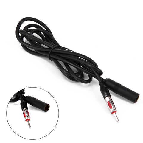 5.9 Foot Auto Antenna Extension Cord Male Female Car AM FM Adapter Cable 71 ► Photo 1/6